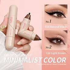 SHEDOES Love Eyeliner Seal Delineador preguiçoso dobrável à prova d'água à prova de suor de longa duração