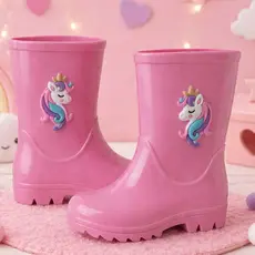 Bota Infantil Menina Galocha Impermeável Feminina