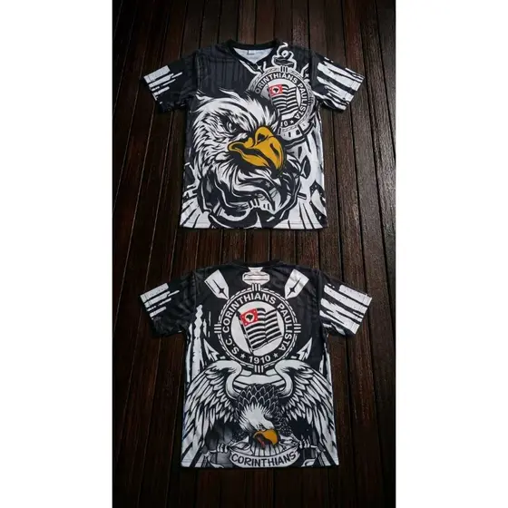 Camisa Peita Coringão Masculina Camiseta Futebol