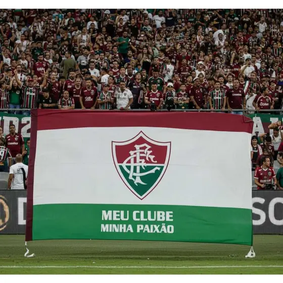 Bandeira Fluminense 1,50x1,00 Grande Torcida Decorativa Tecido Poliéster