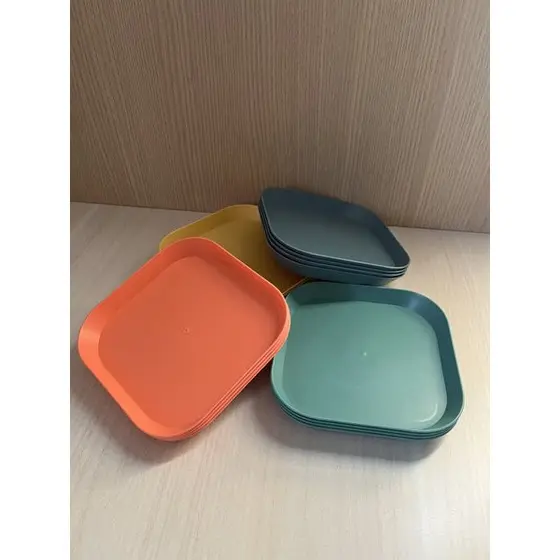 Kit Pratinhos de Festa – Plástico Duro e Durável | Ideal para Sobremesas, Lanches e Petiscos