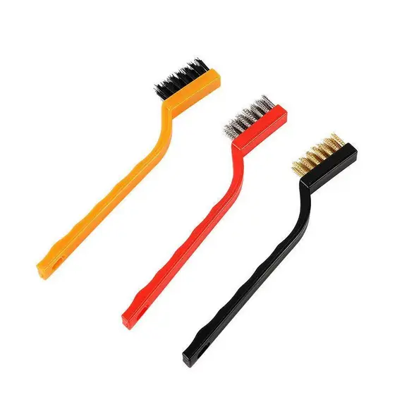 🔥 Kit com 3 Escovas para Limpeza Pesada – Fogão, Grelha e Forno
