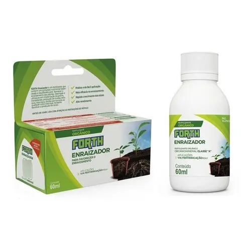 Fertilizante Forth Enraizador 60ml - para orquideas, cactos suculentas - Estaquia e alporquia