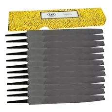 Kit 5 Lima Chata 8 Polegadas Para Enxada