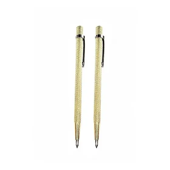 2 Peças Riscador Ponta Videa Para Metais Tipo Caneta 145mm
