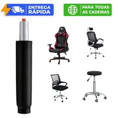 Pistão Gás Coluna Universal Cadeira Reforçada Classe 3 150kg Cadeira Gamer Giratória Escritório