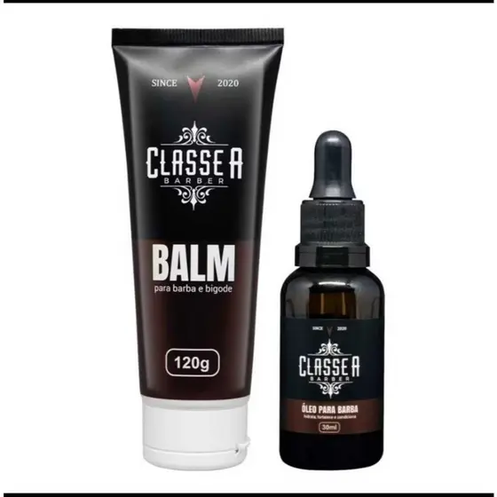 KIt Barba Balm e Oleo para Barba Classe A