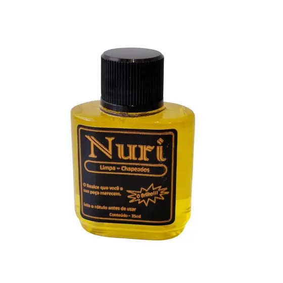 Líquido Limpa Joias folheado a Ouro Nuri 35ml