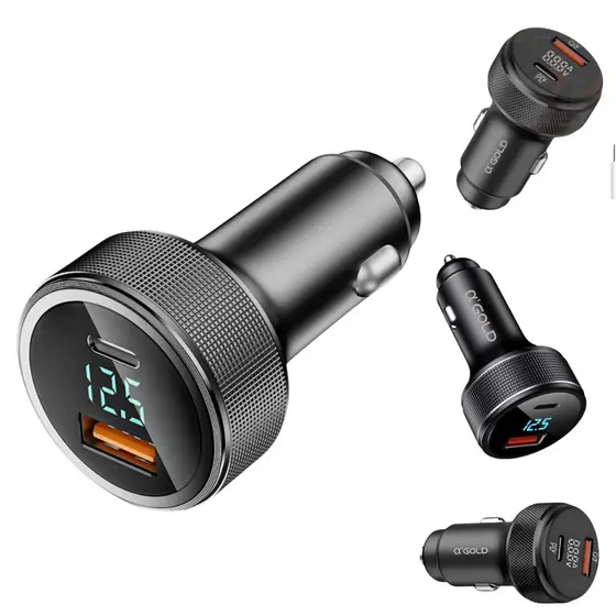 Carregador Veicular Carro Ultra Rápido USB-C IPHONE