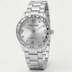 Relógio Feminino Pallyjane Guke Dourado Banhada a Ouro 18k Casual em Aço Inoxidável