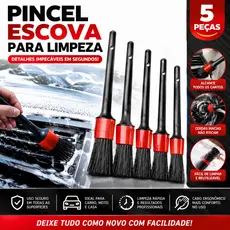 5 Peças/Conjunto Pincéis Escova Limpeza Multifuncional Rodas Automóveis Leve Interior Externo Couro Kit Ferramentas
