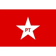 Bandeira Do PT Lula 150x90 Cm Alta Qualidade