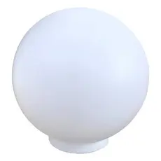 Globo De Plástico Polietileno Esférico 15x30 Branco Liso