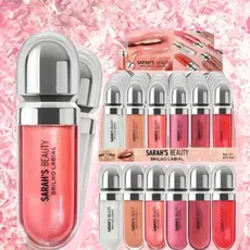Gloss Labiais sarah's beauty Brilho intenso Hidratação e charme total nos lábios
