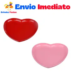 Kit-2-Bandeja Coração-Festa-Decoração Novo