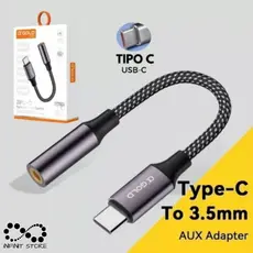 Cabo Adaptador De Fone De Ouvido Tipo-C/iPhone Para P2 P3 3.5mm Para Xiaomi, Samsung, Motorola, iPhone