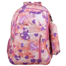 Mochila Escolar Feminina Costas Menina Juvenil Colorida Com Estojo Grande Reforçada Love