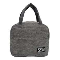 Bolsa Térmica Portátil Cinza - Impermeável, Compacta e com Design Moderno
