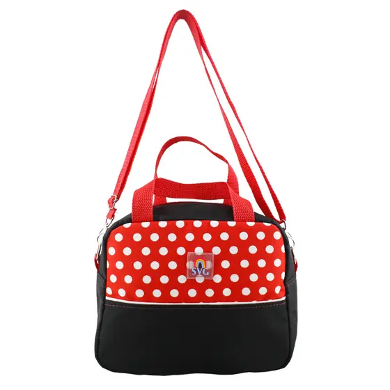 Lancheira Térmica Minnie Infantil Vermelha Boa Com Alça Ajustável Escola Resistente Meninas  Lanches