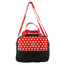 Lancheira Térmica Minnie Infantil Vermelha Boa Com Alça Ajustável Escola Resistente Meninas  Lanches