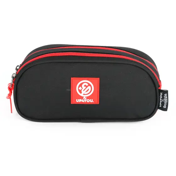 Estojo Escolar Enaldinho Infantil Meninos Bolsa de Lápis Original Luxcel Zíper Duplo