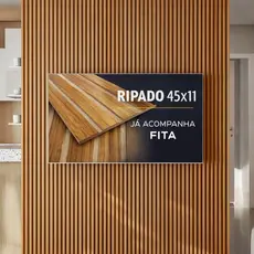 Kit Até 100 Ripados 3D Revestimento 45x10cm Painel Decoração Sala Quarto Casa De Alta Qualidade