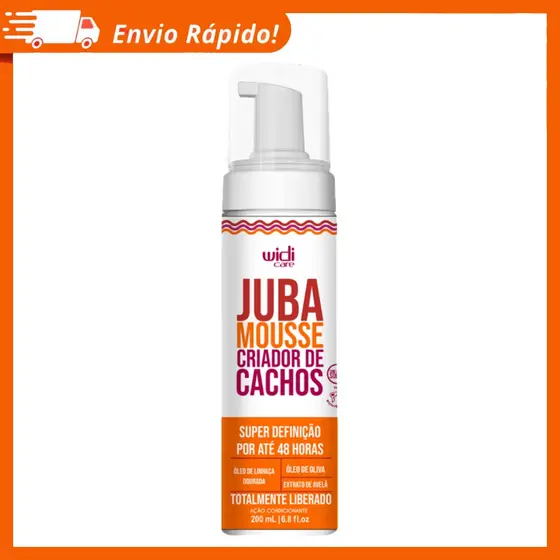 Widi Care Juba Mousse Criador De Cachos Super Definição 200ml