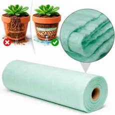 Rolo 10 Metros de Manta para Drenagem de Solo Vasos Floreiras Jardineiras Cachepô