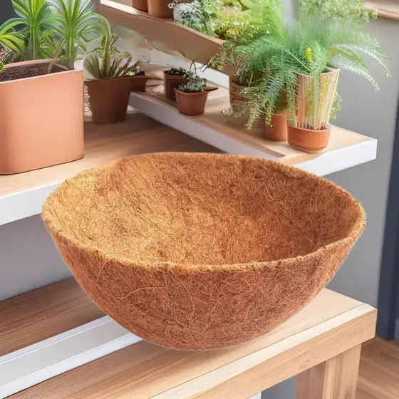 Refil Vaso Pendente Fibra Coco Para Plantas Jardim 20 25 30 40cm