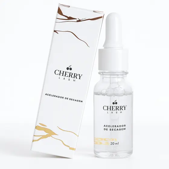 Acelerador De Secagem Cherry 20 ml Extensão Cílios Alongamento Volume Russo Volume Adesivo Cola Fio
