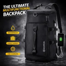 Bolsa Mala de Viagem Premium COR PRETO Academia Grande Capacidade Mochila Multifuncional Unissex