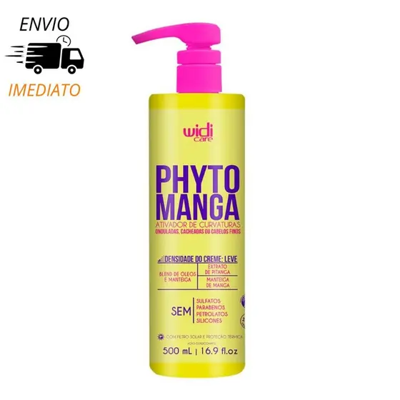 Ativador de Cachos Phytomanga Efeito Leve 500ml Widi Care | Definição Natural e Leveza