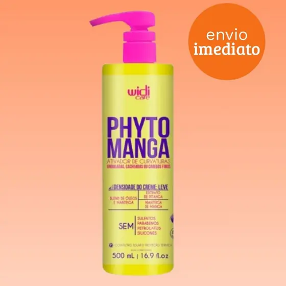 Shampoo Phytomanga 500ml Widi Care Para Curvaturas Nutrição e Hidratação Capilar - OFERTA ESPECIAL