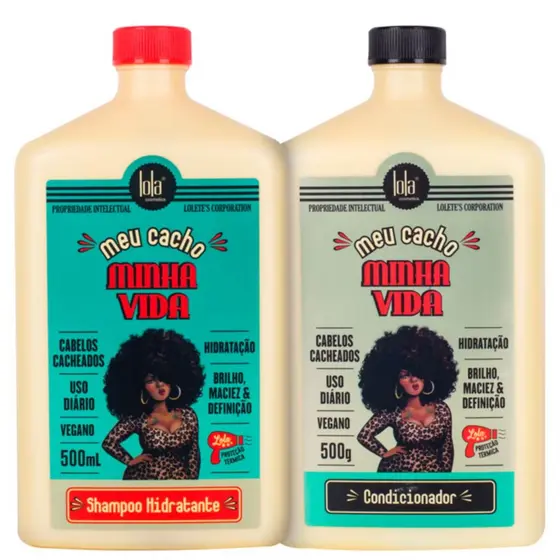 Kit Shampoo + Condicionador Meu Cacho Minha Vida Lola Cosmetics ✨