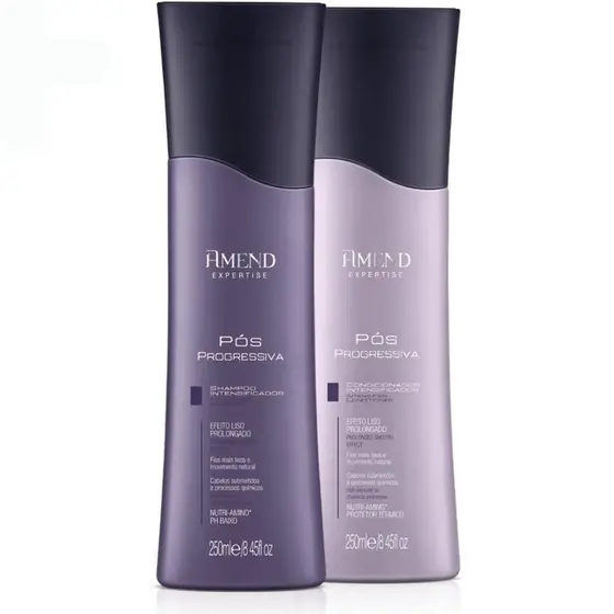 Shampoo E Condicionador Amend Pós Progressiva 250ml Cada