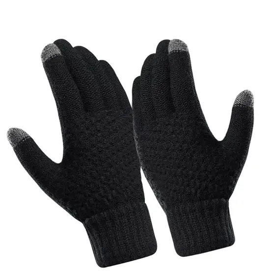Luva de Inverno Touch Screen Quentinha Mexe Celular