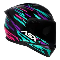 CAPACETE ASX CITY ARROW PRETO TIFANNY ROXO INTEGRAL POSTAGEM RAPIDA ENVIO IMEDIATO LEVE E RESISTENTE