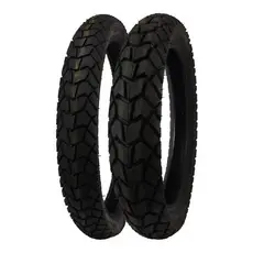Par Pneu 110/90-17 + 90/90-19 Viper Maggion Nxr125 150 160 Xtz150 Crosser Novos Envio Dia Uso Com Câmara