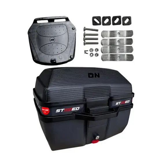 Bau Bauleto 35 Litros Stoned Porta Objetos Com Base Universal