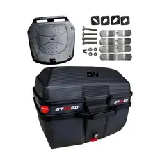 Bau Bauleto 35 Litros Stoned Porta Objetos Com Base Universal