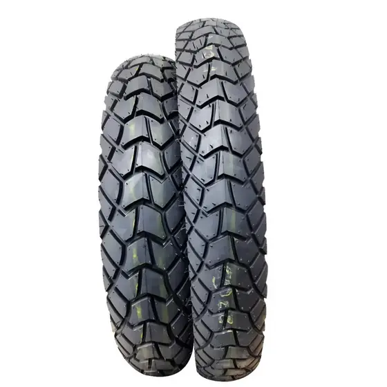 Par Pneu 120/80-18 + 90/90-21 Xre Lander Tornado Novo Envio Emediato Maggion Modelo Viper