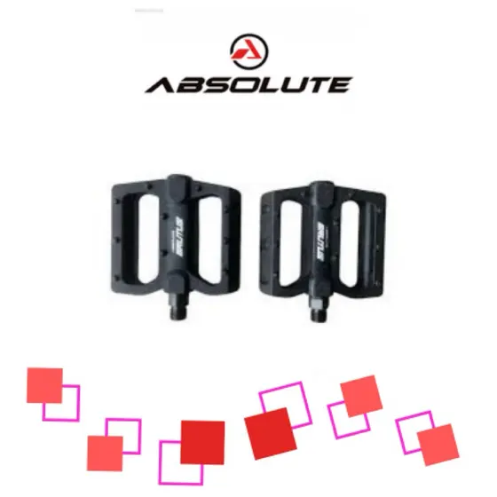 PEDAL PLATAFORMA ABSOLUTE BRUTUS FLAT Bike Mtb Dh Enduro Bmx Rosca Grossa 9/16
