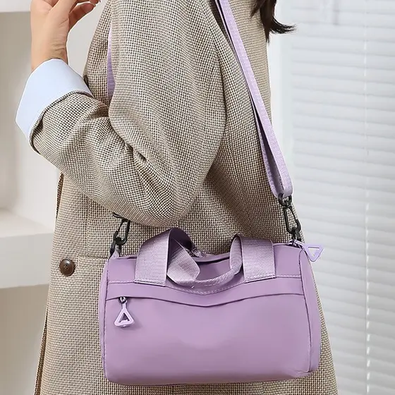 Bolsa Feminina Crossbody Transversal Pequena Necessaire Tecido Impermeável