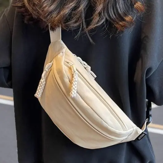 Pochete Crossbody Unissex Impermeável Compacta Leve e Funcional Perfeita para o Dia a Dia e Viagens