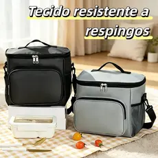 Bolsa para piquenque Caixa térmica Grande capacidade Design com isolamento térmico À prova de respingos Elegnte e bonito