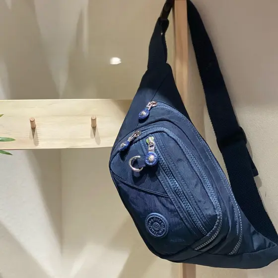 Pochete Masculino Feminino Bolsa de Cintura Pochete transversal cintura tipo Alça Ajustável