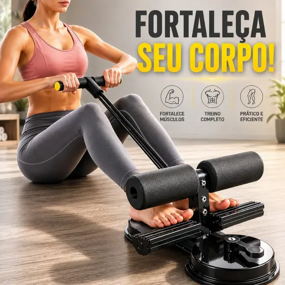 Aparelho Abdominal Com Ventosa Portátil Treino Em Casa Academia Home Fitness Masculino Feminino