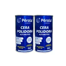 2 Ceras Polidoras Automotivas Com Carnaúba e Silicone 500ml Pérola