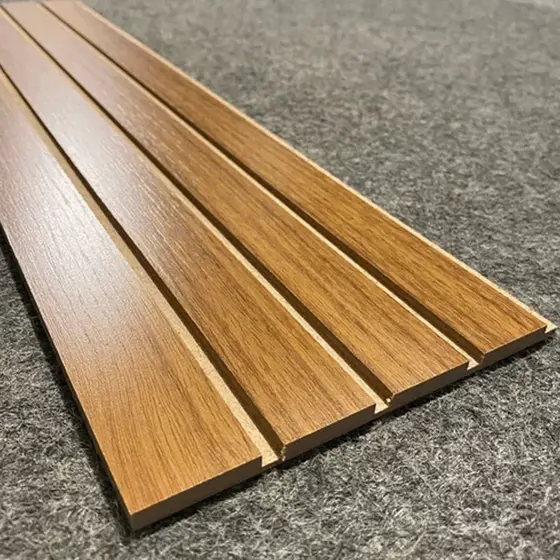 Kit Até 25 Unidades Ripado MDF 45×11 cm Placas Para Revestimento e Painel Decorativo