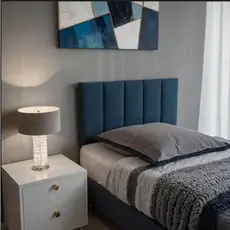 Kit 5 Cabeceiras Estofada Modular Cama Solteiro Decoração Quarto Envio Imediato